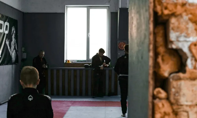 Sala treningowa w czasie zajęć